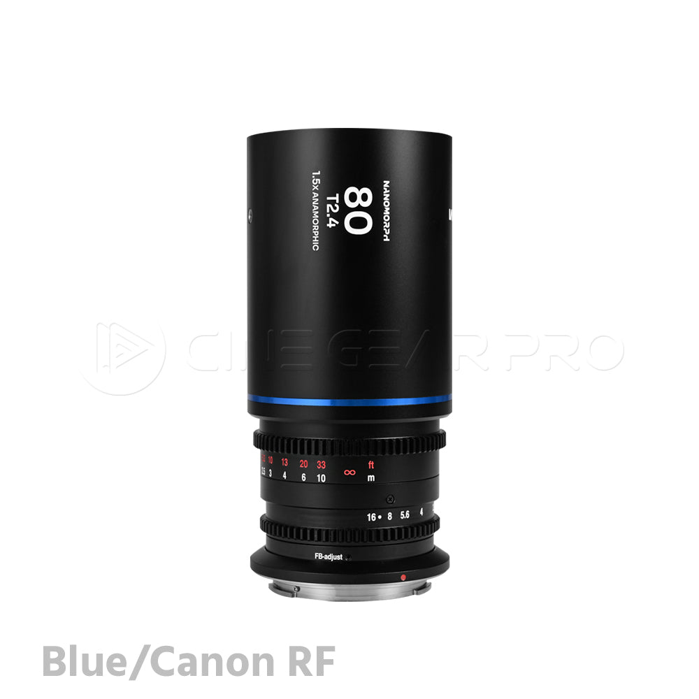 Laowa Nanomorph 80mm T2.4 1.5x S35 Anamorphic Lens