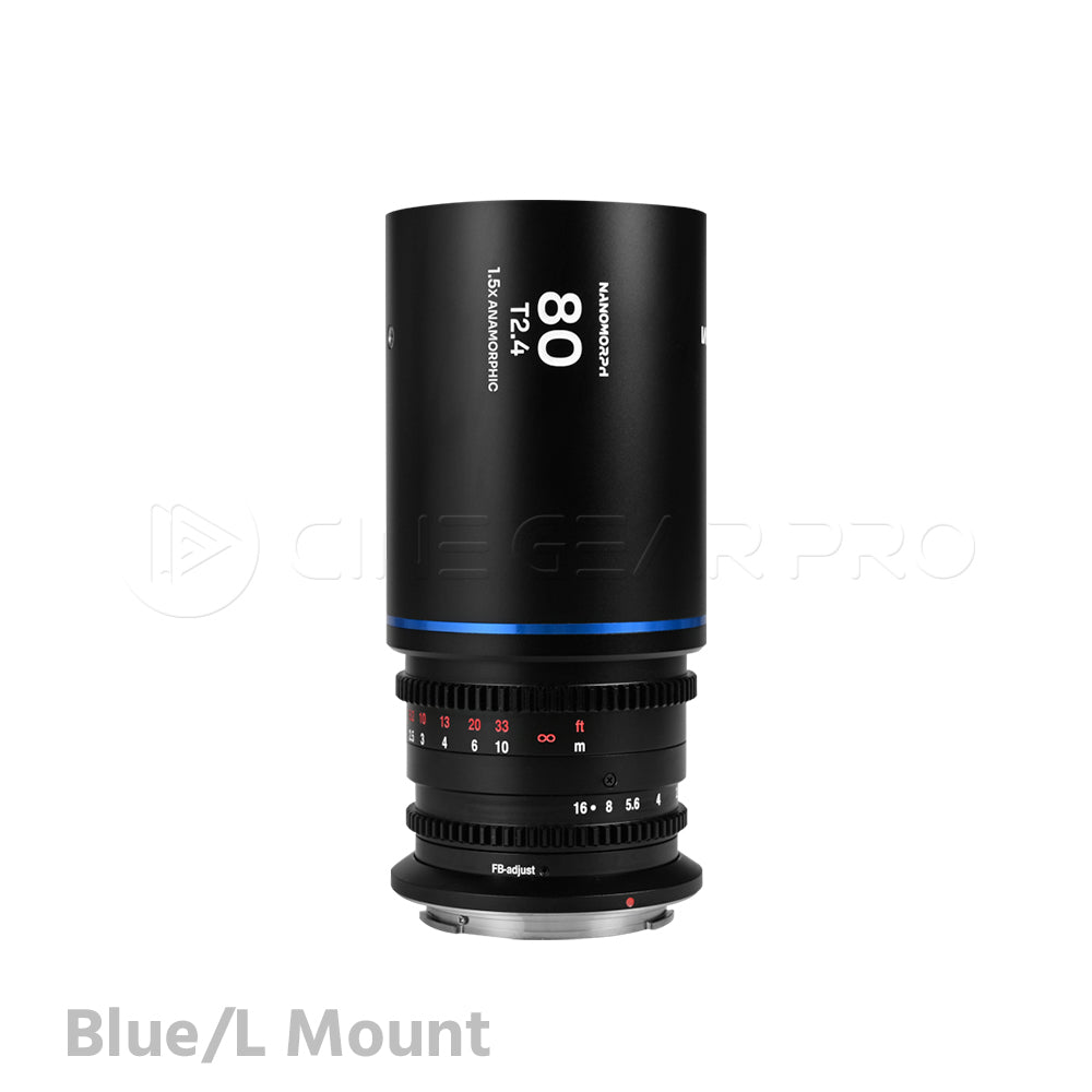 Laowa Nanomorph 80mm T2.4 1.5x S35 Anamorphic Lens