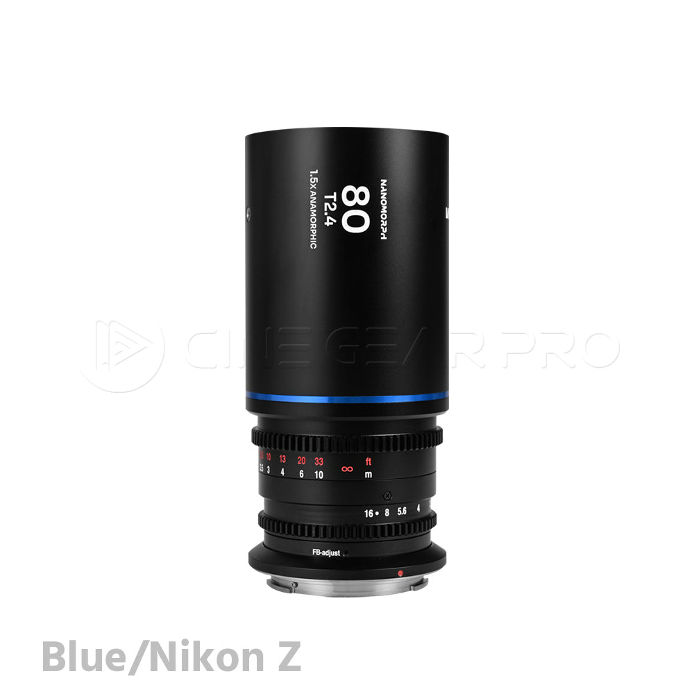 Laowa Nanomorph 80mm T2.4 1.5x S35 Anamorphic Lens