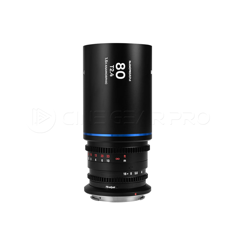 Laowa Nanomorph 80mm T2.4 1.5x S35 Anamorphic Lens