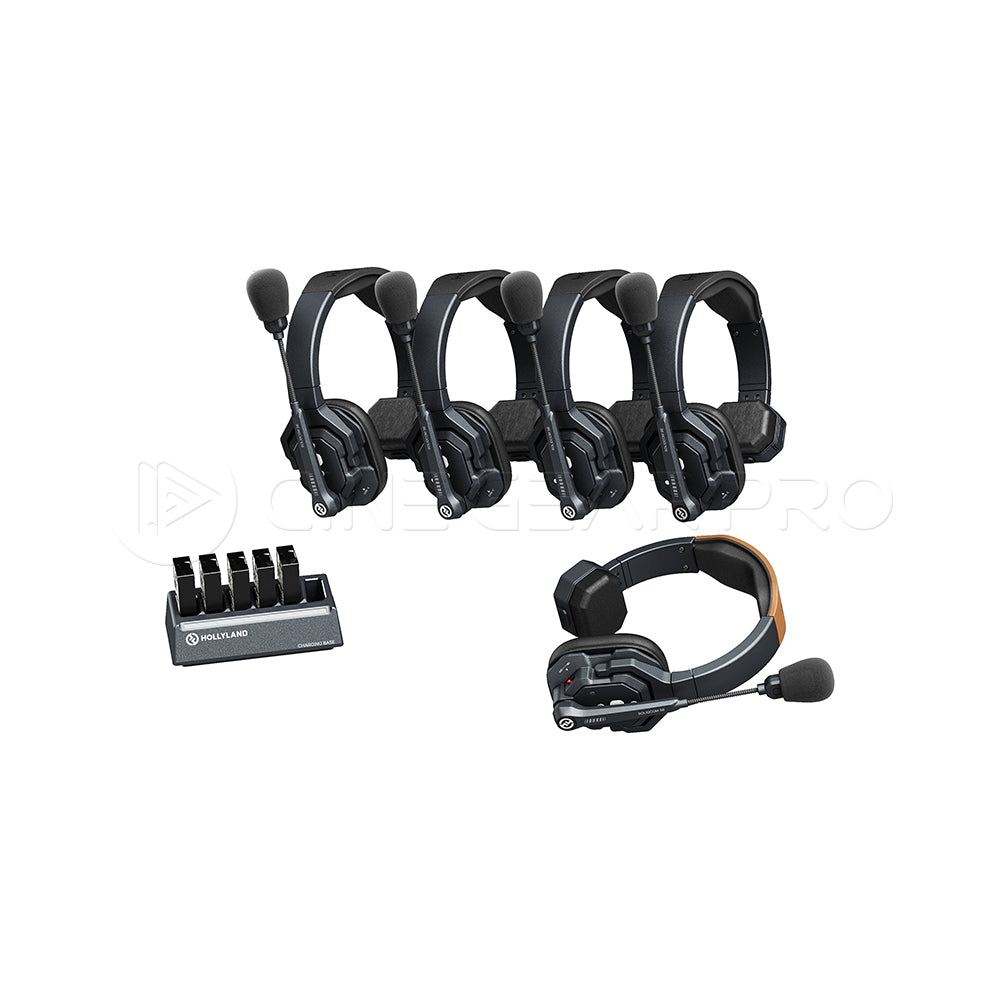 Hollyland Solidcom SE Global Ful-Duplex Single-Ear Noise-Canceling Headset IntercomSystem(2.4 GHz)
