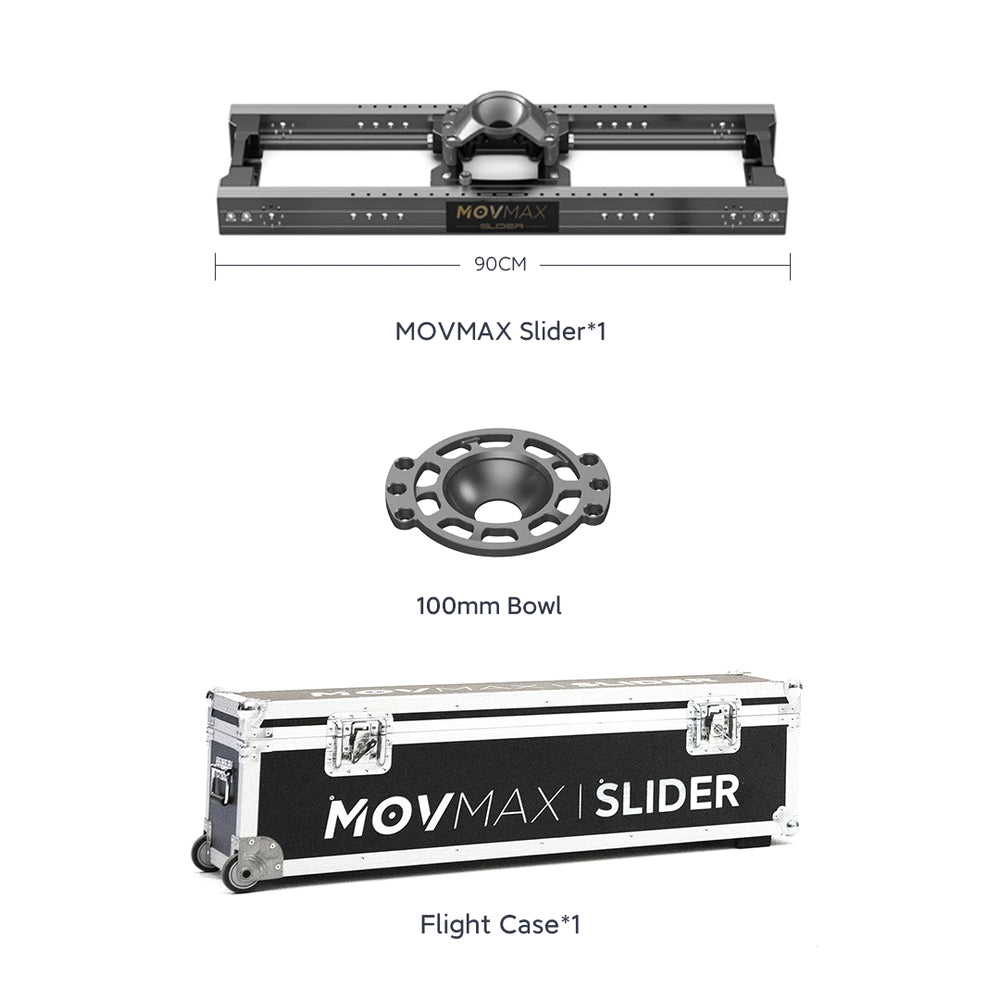MOVMAX Slider For Professional Cinematographer 60/90/120/150/180/210cm