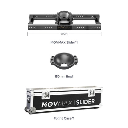 MOVMAX Slider For Professional Cinematographer 60/90/120/150/180/210cm