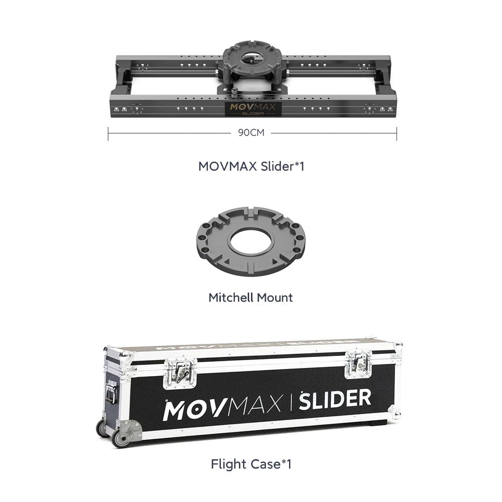 MOVMAX Slider For Professional Cinematographer 60/90/120/150/180/210cm