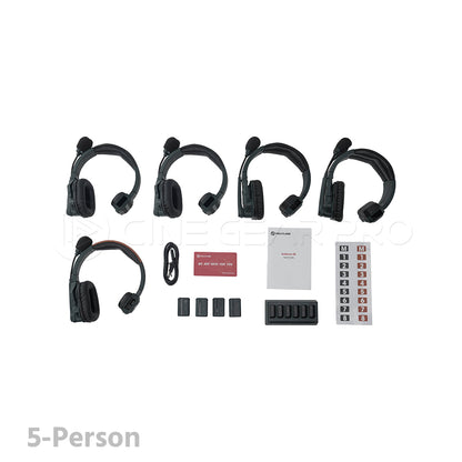 Hollyland Solidcom SE Global Ful-Duplex Single-Ear Noise-Canceling Headset IntercomSystem(2.4 GHz)