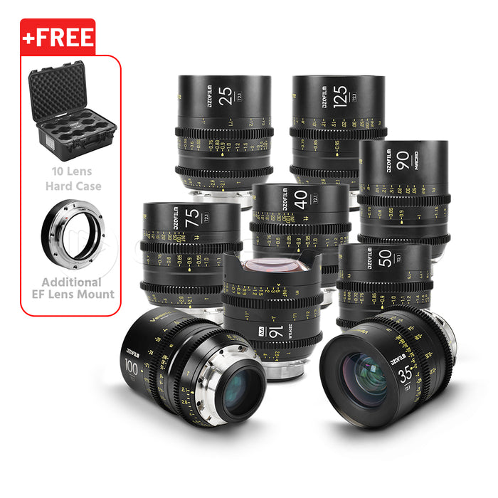 DZOFILM VESPID Prime 9 Lens Bundle Kit