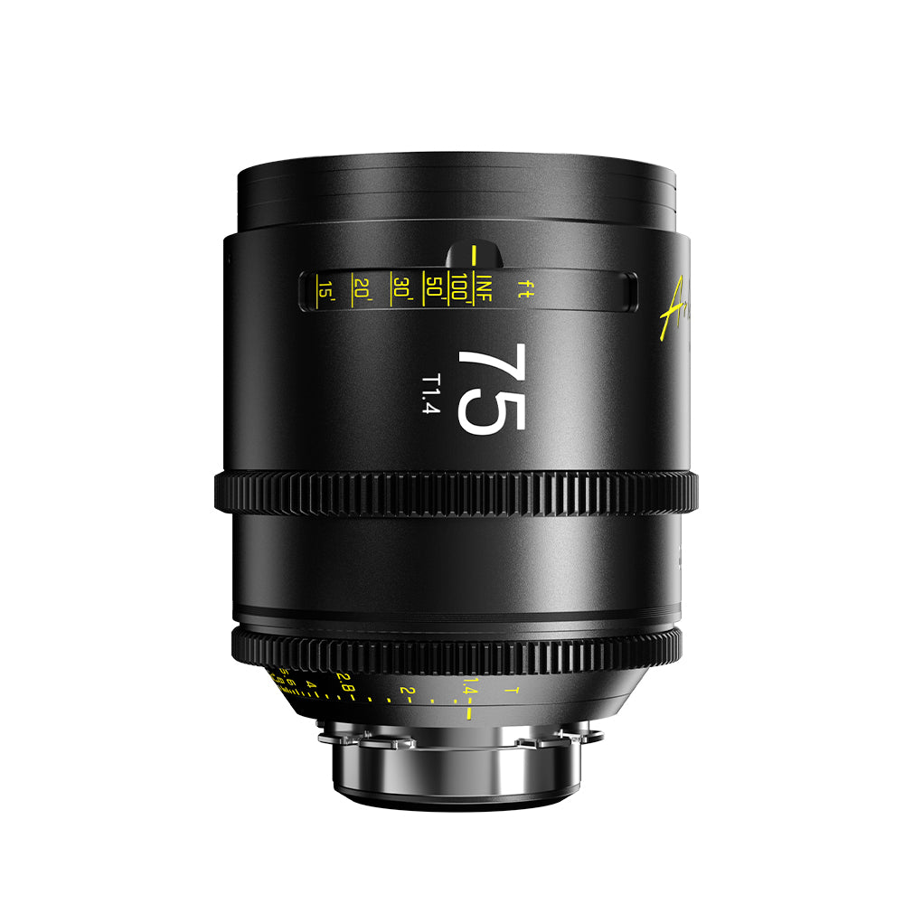 DZOFILM ARLES 75mm T1.4 Super Speed Vista Vision cinema prime lens PL&EF Mount
