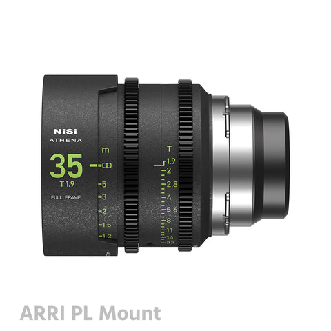 NiSi ATHENA 35mm T1.9 PRIME Full Frame Cinema Lens PL/E/G Mount