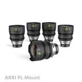 NiSi ATHENA 5-Lens Kit Full Frame Cinema Prime Lens PL/E/G Mount