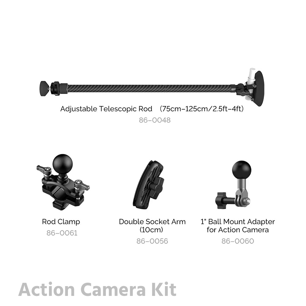 Movmax Adjustable Telescopic Rod (75-125cm/2.5ft-4ft)