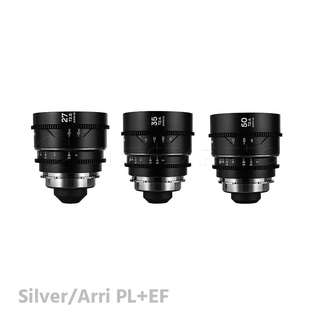 Laowa Nanomorph S35 Prime 3-Lens Bundle (27mm, 35mm, 50mm)