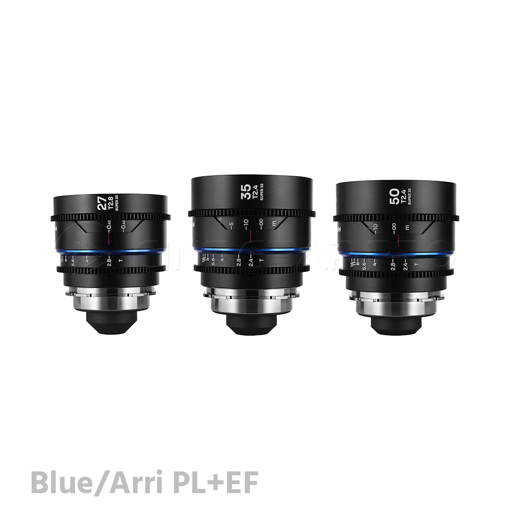 Laowa Nanomorph S35 Prime 3-Lens Bundle (27mm, 35mm, 50mm)