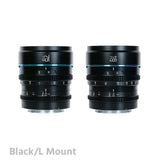 SIRUI Nightwalker 16mm & 75mm T1.2 S35 Cine 2-Lens Set