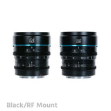 SIRUI Nightwalker 16mm & 75mm T1.2 S35 Cine 2-Lens Set