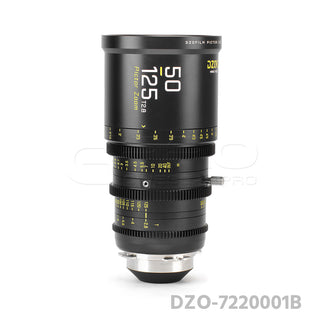 DZOFILM Pictor Zoom 50-125mm T2.8 Super35 Cinema Lens (PL&EF interchangeable Mount, Black)