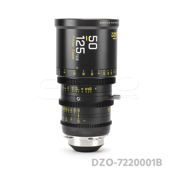 DZOFILM Pictor Zoom 50-125mm T2.8 Super35 Cinema Lens (PL&EF interchangeable Mount, Black)