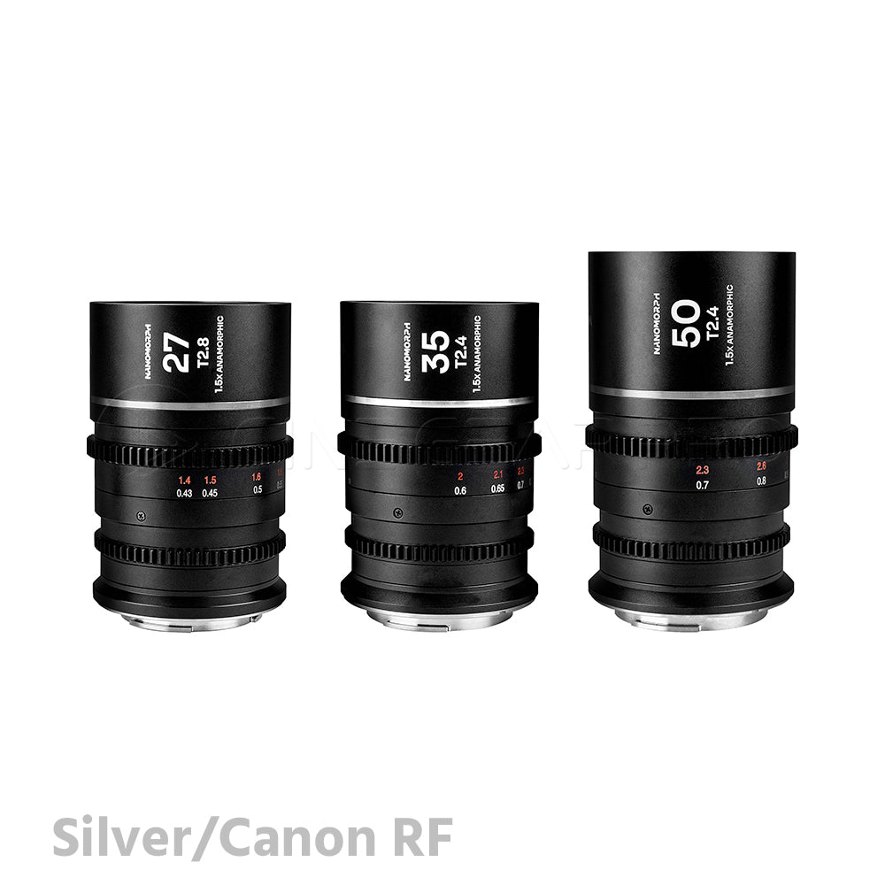 Laowa Nanomorph S35 Prime 3-Lens Bundle (27mm, 35mm, 50mm)