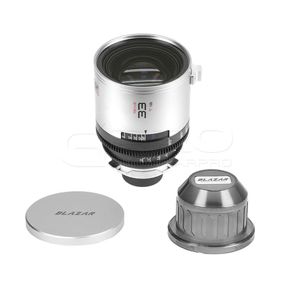 BLAZAR Remus 1.5X 33mm T1.8 Anamorphic Full Frame Lens (Silver)