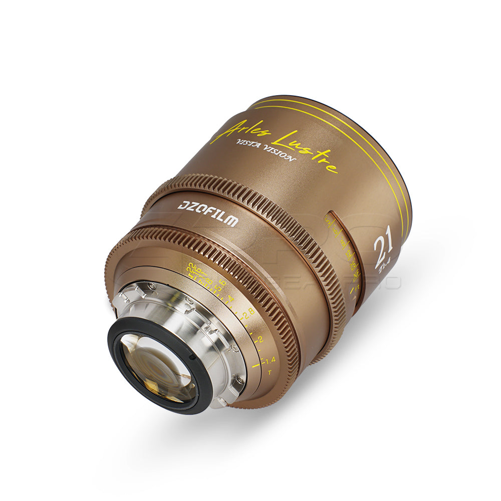 DZOFILM Arles Lustre 5-Lens Set Super Speed Vista Vision Cinema Prime Lens (Gold/PL Mount)