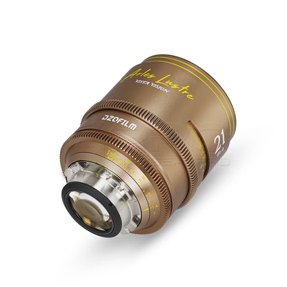 DZOFILM Arles Lustre 5-Lens Set Super Speed Vista Vision Cinema Prime Lens (Gold/PL Mount)
