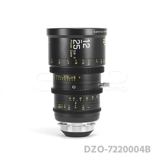 DZOFILM Pictor Zoom 12-25mm T2.8 Super35 Cinema Lens (PL&EF interchangeable Mount, Black)