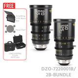 DZOFILM Pictor Zoom Dual Lens Bundle 20-55mm + 50-125mm T2.8 (PL&EF interchangeable Mount, Black)