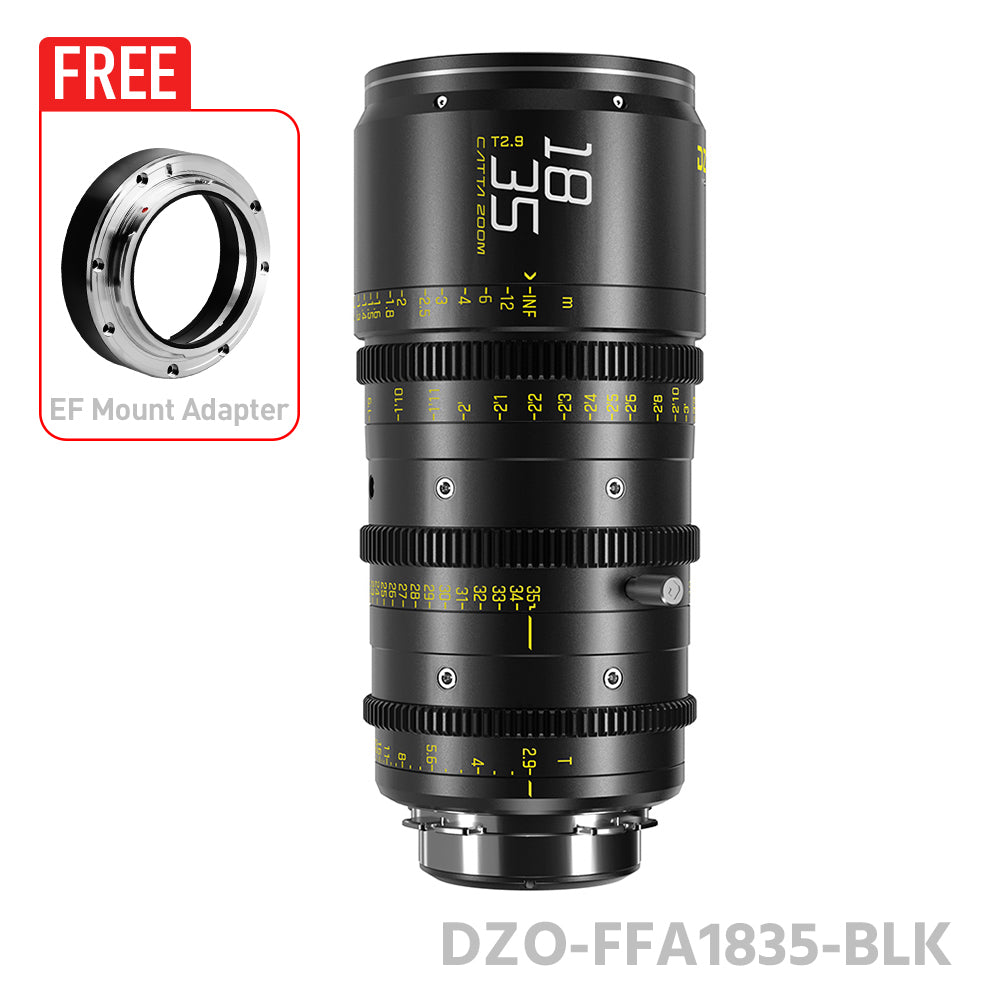 DZOFILM CATTA ACE 18-35mm T2.9 Full Frame Cine Zoom Lens PL&EF Interchangeable Mount