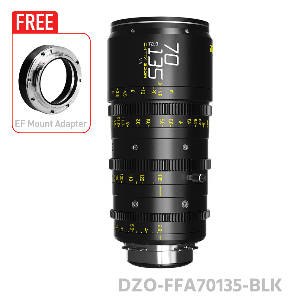DZOFILM CATTA ACE 70-135mm T2.9 Full Frame Cine Zoom Lens PL&EF Interchangeable Mount