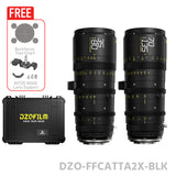 DZOFILM CATTA ZOOM FF 35-80 & 70-135mm T2.9 Dual Lens Bundle (E/RF/L/Z/X, White/Black)