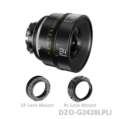DZOFILM Gnosis 24mm T2.8 Macro Prime Lens LPL+PL+EF Mount