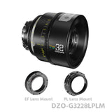 DZOFILM Gnosis 32mm T2.8 Macro 1:1 Prime Lens LPL+PL+EF Mount