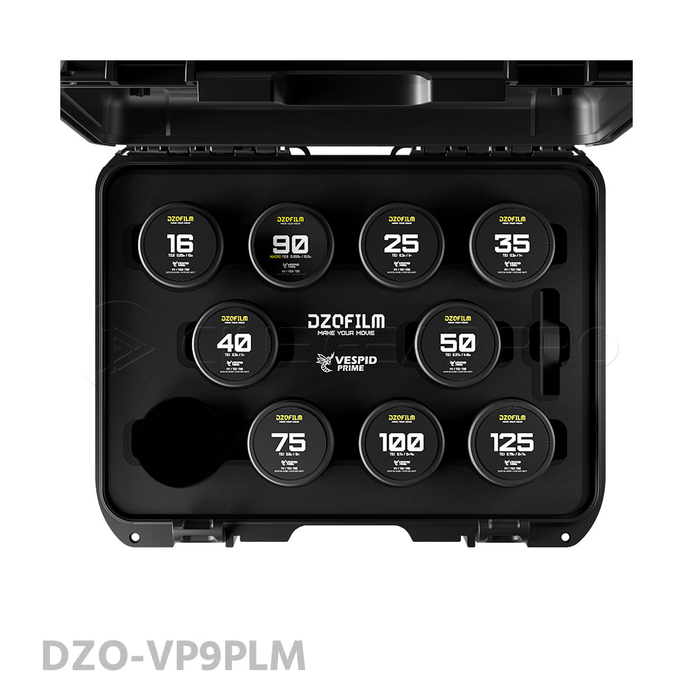 DZOFILM VESPID Prime 9 Lens Bundle Kit