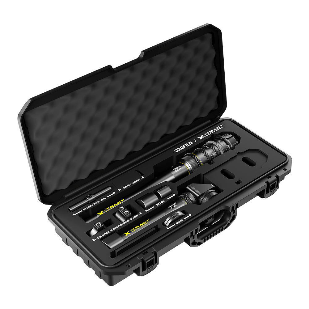 DZOFILM X-Tract 18-28mm T8 FF Probe Zoom Dual Lens Detachable Kit (0° Direct View/360° View, ARRI PL Mount)