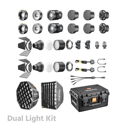 GODOX KNOWLED MS60R Super Compact RGB LED Video Light Fixture