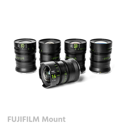 NiSi ATHENA 5-Lens Kit Full Frame Cinema Prime Lens PL/E/G Mount