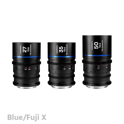 Laowa Nanomorph S35 Prime 3-Lens Bundle (27mm, 35mm, 50mm)