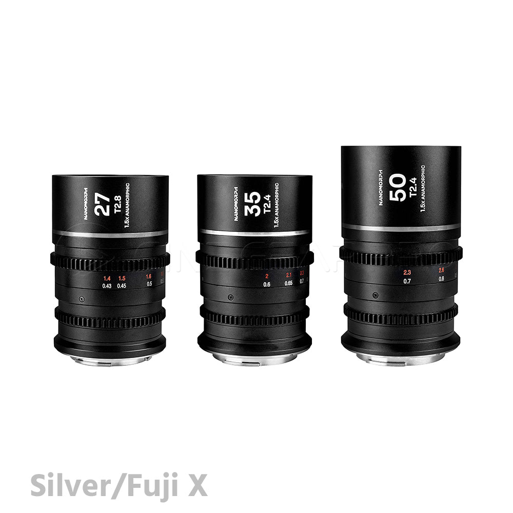 Laowa Nanomorph S35 Prime 3-Lens Bundle (27mm, 35mm, 50mm)