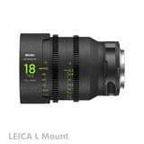 NiSi ATHENA 18mm T2.2 with Drop-In Filter PRIME Full Frame Cinema Lens RF/E/L Mount