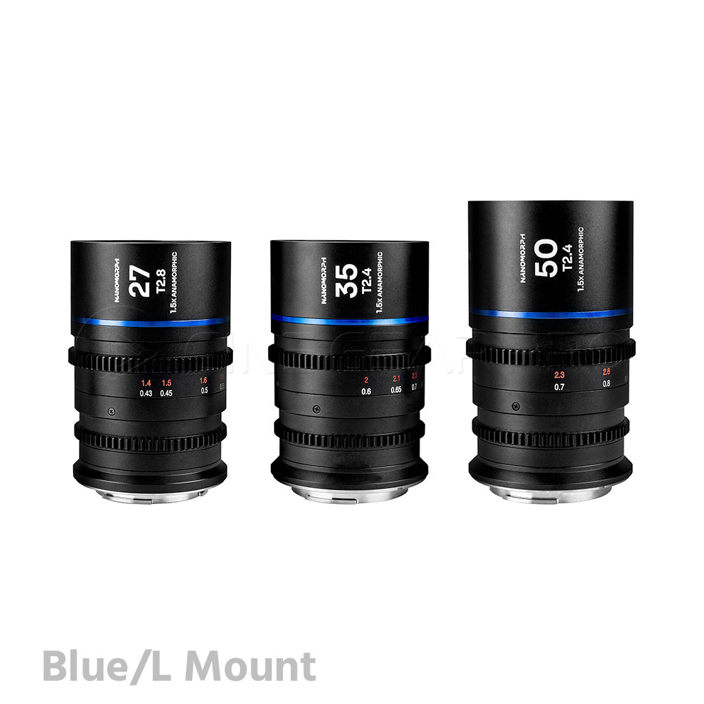 Laowa Nanomorph S35 Prime 3-Lens Bundle (27mm, 35mm, 50mm)