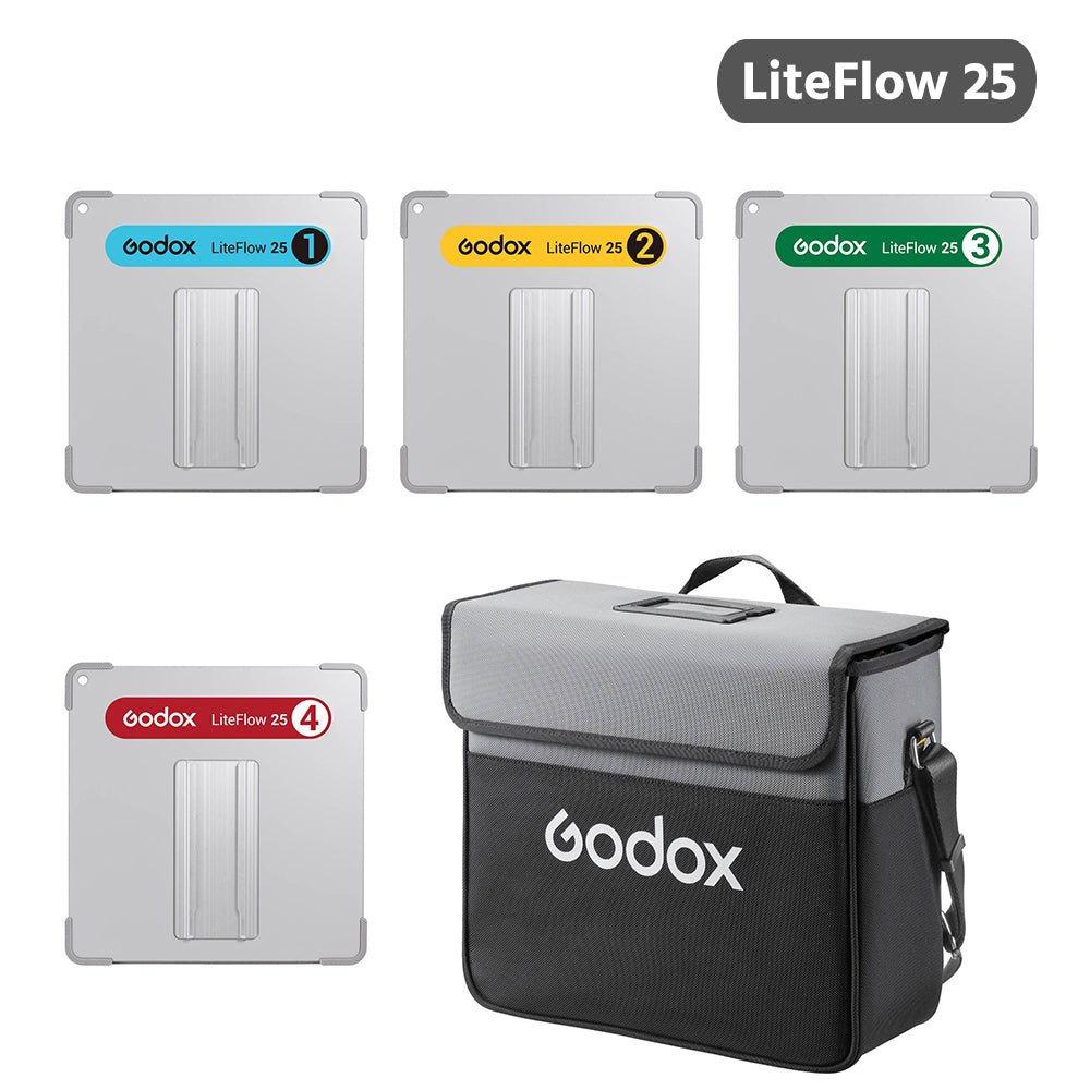 Godox KNOWLED LiteFlow 25 Cine Light Reflector Panel Kit (10 x 10