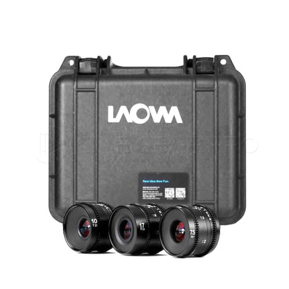 Laowa MFT Cine Prime 3-Lens Wide Bundle (7.5mm, 10mm, 17mm)