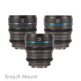 SIRUI Night Walker S35 Cine 3 Lens Set (24mm & 35mm & 55mm T1.2)