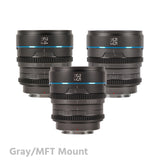 SIRUI Night Walker S35 Cine 3 Lens Set (24mm & 35mm & 55mm T1.2)