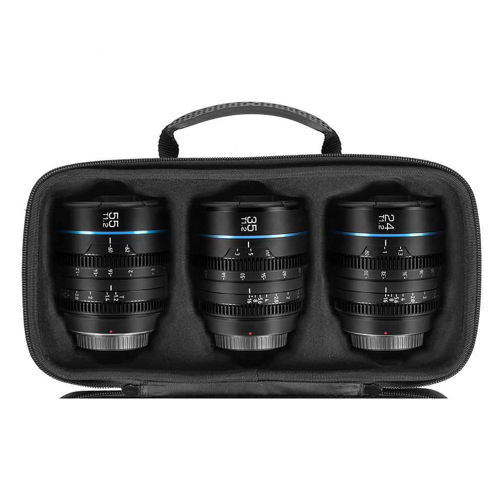 SIRUI Night Walker S35 Cine 3 Lens Set (24mm & 35mm & 55mm T1.2)