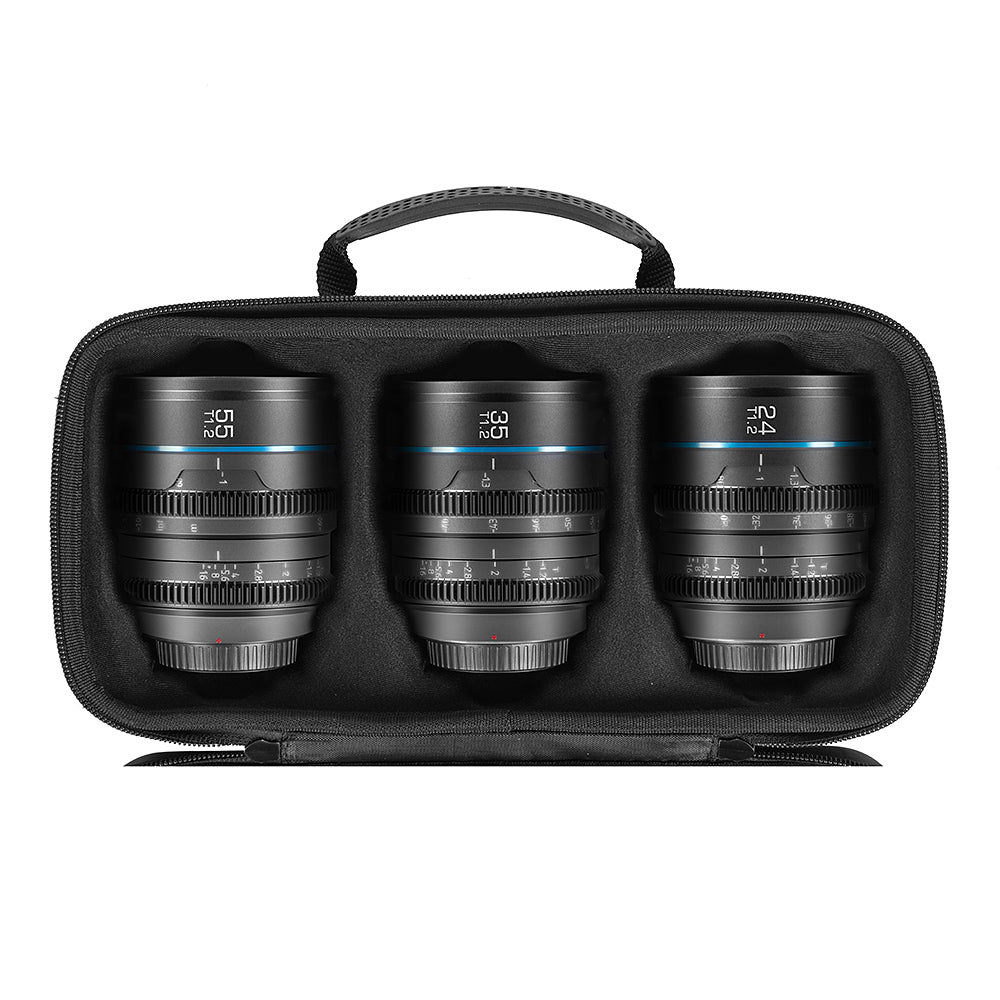 SIRUI Night Walker S35 Cine 3 Lens Set (24mm & 35mm & 55mm T1.2)