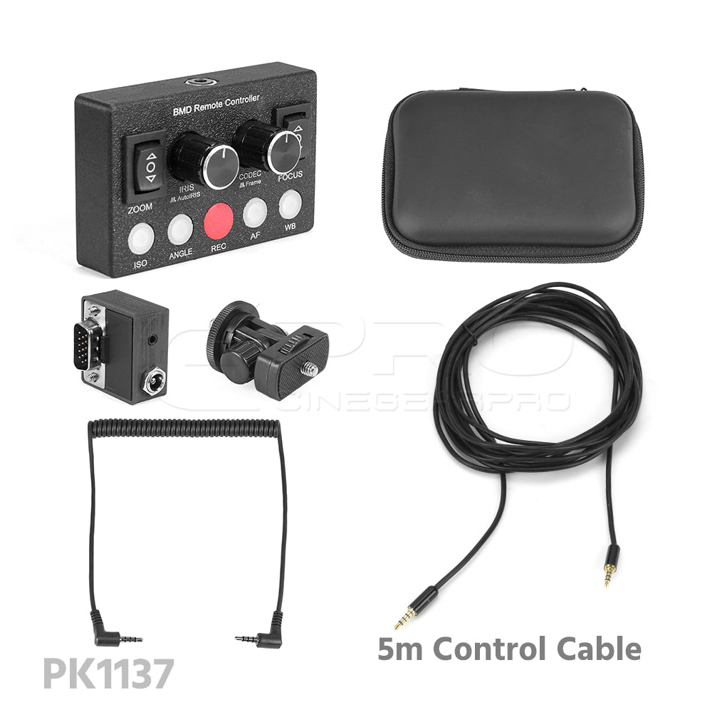 CGPro BMMCC/BMMSC Focus/Zoom/Record Remote Controller