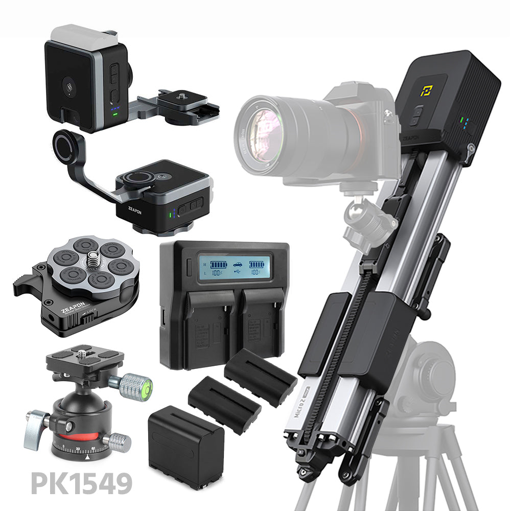 ZEAPON Micro 2 Plus Motorised Slider 54cm Distance 4.5Kg Payload App Control