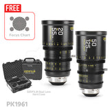 DZOFILM Pictor Zoom Dual Lens Bundle 20-55mm + 50-125mm T2.8 (PL&EF interchangeable Mount, Black)