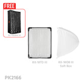 FalconEyes RX-18TDX III 130W Bi-Color Roll-Flex Flexible LED Panel