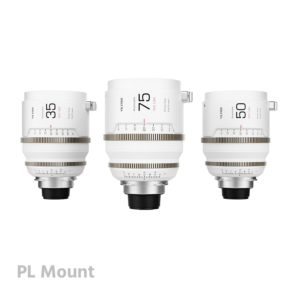 Viltrox EPIC T2.0 1.33x Full-Frame Anamorphic 3-Lens Set (35/50/75mm)